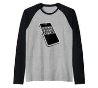 Consuma Obey Dystopian Phone Doom Scrolling Digital Cult Maglia con Maniche Raglan