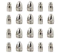 Consumabili della torcia per taglierina al plasma P-80 Punte ugelli Kit elettrodi compatibili con taglierine BTC800DP P80 Aperture 1.3mm 10 sets