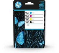 HP Confezione da 4 cartucce di inchiostro nero, ciano, magenta, giallo originali 953