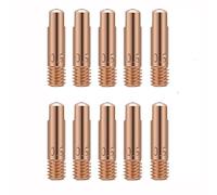 Consumabili Mig 0,6 Mm 10 Pezzi Punta Guidafilo, Ugello Saldatrice Filo, Punta di Contatto in Rame Suggerimenti per I Contatti di Saldatura per Consumabili Torcia 15Ak Mig/Mag (0,6)