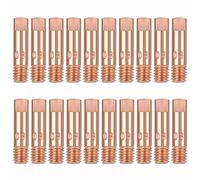 Consumabili Mig 0,8 Mm 20 Pezzi Punta Guidafilo, Ugello Saldatrice Filo, Punta di Contatto in Rame Suggerimenti per I Contatti di Saldatura per Consumabili Torcia 15Ak Mig/Mag (0.8)