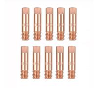 Consumabili Mig 0,9 Mm 10 Pezzi Punta Guidafilo, Ugello Saldatrice Filo, Punta di Contatto in Rame Suggerimenti per I Contatti di Saldatura per Consumabili Torcia 15Ak Mig/Mag (10 Pezzi 15AK 0.9 mm)