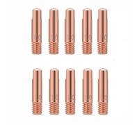 Consumabili Mig 1,0 Mm 10 Pezzi Punta Guidafilo, Ugello Saldatrice Filo, Punta di Contatto in Rame Suggerimenti per I Contatti di Saldatura per Consumabili Torcia 15Ak Mig/Mag (10 Pezzi 15AK 1.0 mm)