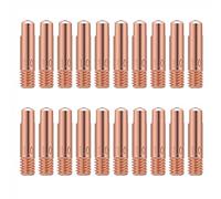Consumabili Mig 1,0 Mm 20 Pezzi Punta Guidafilo, Ugello Saldatrice Filo, Punta di Contatto in Rame Suggerimenti per I Contatti di Saldatura per Consumabili Torcia 15Ak Mig/Mag (1,0)
