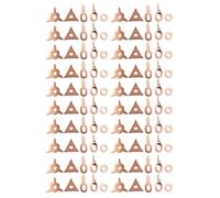 Consumabili Rondelle Assortimento Confezione Misto Rame Placcato Acciaio Pratico