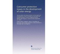 Consumer protection issues in the development of solar energy