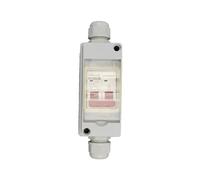 Consumer Unit,Pannello Interruttore Circuito Interruttore automatico CC fotovoltaico da 500V impermeabile, for esterni uno in fuori scatola di combinazione solare(25A wireless)