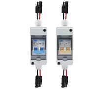 Consumer Unit,Pannello Interruttore Circuito Quadro di combinazione fotovoltaico solare con MCB CC IP65 HT 2 vie 600/1000 V 1ingresso 1uscita CC impermeabile(2P 600V,3A)