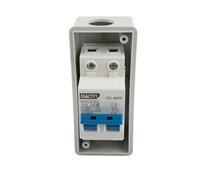 Consumer Unit,Pannello Interruttore Circuito Sezionatore PV DC AC1000V Scatola di sezionamento dell'energia solare Interruttore automatico impermeabile(16A)