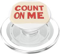 Conta su di me Logo per Uomo e Donna Cool PopSockets PopGrip per MagSafe