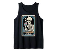 Contabile Contabile Contabile Contabilità Scheletro Carta dei Tarocchi Contabile Canotta