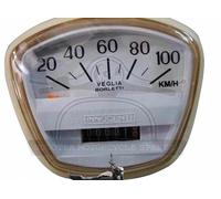 Contachilometri 100 Km/h Veglia Filetto Italiano Per Lambretta SX TV @US
