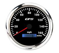 Contachilometri 7 Colori Universale 110MM GPS Tachimetro Calibro 30/60/80/120/200KMH 80MPH Misuratore Di Velocità Per Moto Marine Barca Camion