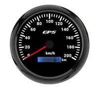 Contachilometri 7 Colori Universale 110MM GPS Tachimetro Calibro 30/60/80/120/200KMH 80MPH Misuratore Di Velocità Per Moto Marine Barca Camion