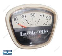 Contachilometri 90 Mph Filettatura Italiana Compatibile Con Lambretta GP SX @UK