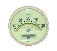 Contachilometri 90 Mph Tipo Italiano Compatibile Con Lambretta LI Series 2