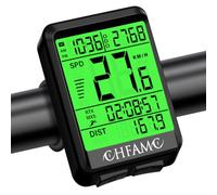 Contachilometri Bici Senza Fili Ciclocomputer Wireless con Tachimetro | IPX7 Impermeabile Computer Bici con Illuminazione retro LCD per MTB, Bici da Corsa, City Bike e Bicicletta Bambino