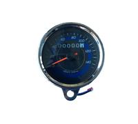 CONTACHILOMETRI CAFE' RACER SPEEDOMETER ODOMETER ANALOGICO CAFE' RACER NERO NUOV
