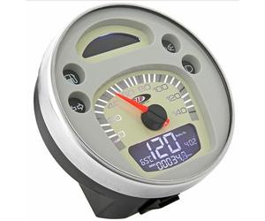 Contachilometri contagiri SIP 50001420 2.0 BIANCO per Vespa 80 125 150 200 PX E arcobaleno