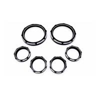 Contachilometri Custodia Compatibile Con Touring Per Road Per Street Per Glide 2000-2013 Kit Di Rivestimento Per Strumentazione Per Motocicletta, Tachimetro, Ghiera Di Regolazione Dell'anello