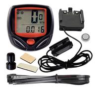 Contachilometri da ciclismo, contachilometri, con cavo, impermeabile, display LCD, per bicicletta, scooter