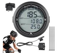 Contachilometri da ciclismo, contachilometri da bicicletta | LCD Wireless LCD Cycling Speed Tracker | Armissione e attrezzatura sportiva impermeabile per la guida all'aria aperta e lo stato fisico