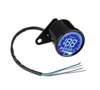 Contachilometri Digitale LED per Moto con Tachimetro e Livello Olio Integrato, Impermeabile, Scuro, Universale