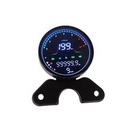 Contachilometri digitale Misuratore digitale per moto per CG125 Tachimetro quadrante rotondo Accesso alla modifica Contachilometri Indicatore del livello del carburante