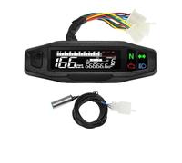 Contachilometri Digitali Contatore Digitale Universale Per Moto Tachimetro Contachilometri Indicatore Carburante Di Direzione Per Tutti I Motori