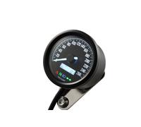 Contachilometri elettronico Daytona Velona 60mm 260 km Nero con spie White Led 8