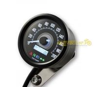 Contachilometri elettronico nero Daytona Velona 2 Ø 60mm per cafè racer 200 Kmh