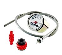 CONTACHILOMETRI FONDO BIANCO PIAGGIO VESPA 50 R L N SCALA 80 KM/H -71369C