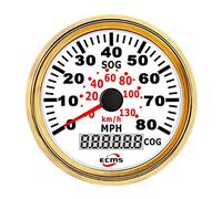 Contachilometri GPS Marine 85mm 0-80MPH 120km / h con sensore Per uso di laboratorio