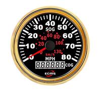 Contachilometri GPS Marine 85mm 0-80MPH 120km / h con sensore Per uso di laboratorio