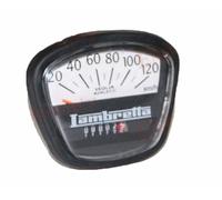 Contachilometri Lambretta GP Bianco Nero 120 Kph Veglia Borletti Speedo GEC