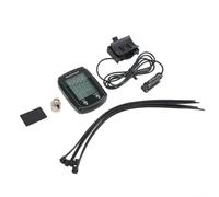 Contachilometri LCD per bicicletta con sensore cablato, ideale per qualsiasi avventura in bicicletta (nero)