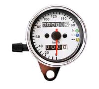 Contachilometri meccanico 60mm con parziale K=1,4 con spie cromato fondo bianco