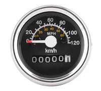 Contachilometri moto 12 V 99999 Km 0-120 Km/h indicatore rotondo con retroilluminazione a LED Motorcycle Speedometer Odometer 12 V Speed Gauge Motorbike Strumento Tachometer Colorful LCD Fuel Digital