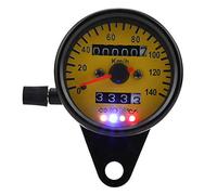 Contachilometri moto Contagiri Contagiri con indicatore LED retroilluminazione Quadrante giallo 60mm