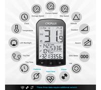 contachilometri navigatore gps CYCPLUS M1 ciclo Computer Bici corsa garmin