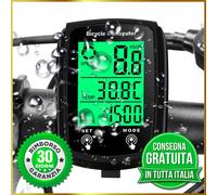 Contachilometri per Bici Senza Fili Impermeabile Tachimetro Bicicletta Automatic