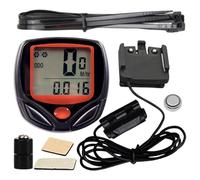 Contachilometri per bicicletta - contachilometri impermeabile, tachimetro per bicicletta cablato | Monitor distanza bicicletta con display LCD per biciclette e scooter