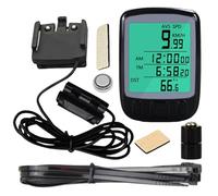 Contachilometri per biciclette contachilometri - Schermo LCD cablato impermeabile Tracciatore per biciclette | Letture accurate per contachilometri per moto contachilometri per scooter, dati chiari