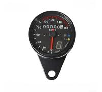Contachilometri per moto Metallo Display Retroilluminato Contachilometri | Retroilluminazione LED, visibilità notturna, indicatore marcia integrato, design compatto, installazione facile