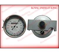 Contachilometri Replica Smiths Speedo 0-150 MPH Bianco Per BSA, Vincent, Ariel