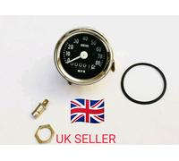 Contachilometri SPEEDO 0-80 MPH Smiths Type BSA Bantam D7 D10 C15 B40 NERO