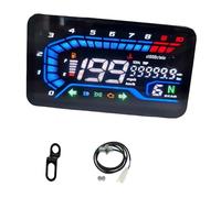 Contachilometri Strumento Regolabile Per 12V LED digitale universale per motocicletta tachimetro pannello modifica assemblaggio misuratore indicatore carburante