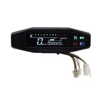 Contachilometri Strumento Regolabile Tachimetro digitale universale per moto, indicatore dell'olio, contagiri, indicatori, per quadro strumenti, di direzione