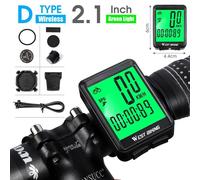 CONTACHILOMETRI TACHIMETRO BICI WIRELESS SENZA FILI IMPERMEABILE BICICLETTA MTB