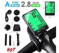 CONTACHILOMETRI TACHIMETRO BICI WIRELESS SENZA FILI IMPERMEABILE BICICLETTA MTB